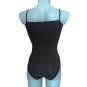 Ladies Body Womens Bodysuit Top Leotard Sleeveless Briefs Back Black Size UK 8-10/EU XS-S