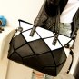 Fashion Leopard Zipper White PU Shoulder Bag