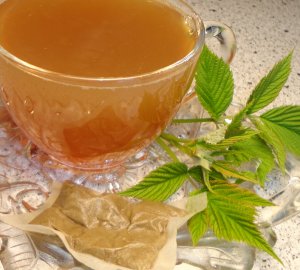 Natural RED RASPBERRY LEAF Herbal Tea ( Rubus idaeus ) - 10 tea bags ~gemsandstems.info~