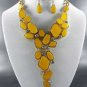 @ Mustard RESIN BEADS DANGLING Set