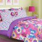 Butterfly Purple Comforter Set - FULL   Size   Sheets included and Stuffed Pillo
