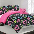Hearts Comforter Set - TWIN or FULL  Size