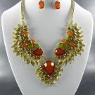 # 2 MULTI TONE COLOR BEADS NECKLACE SET