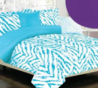 Blue  Zig Comforter Set - Full  or Twin Size