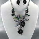 &w Lily Dangle Necklace and Earring Set 18" L with  and Earrings
