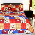 Cowboy Style Comforter Set - Twin or Full Size