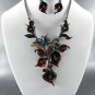 &v Lily Dangle Necklace and Earring Set 18" L with and Earrings
