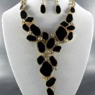 Brown RESIN BEADS DANGLING Set