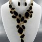 Brown RESIN BEADS DANGLING Set