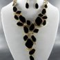 Brown RESIN BEADS DANGLING Set