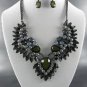 Colorful # 3 MULTI TONE COLOR BEADS NECKLACE SET