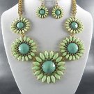 Pretty #2 Daisy Style Necklace and Earrings