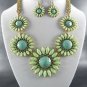 Pretty #2 Daisy Style Necklace and Earrings