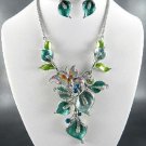 x Lily Dangle Necklace and Earring Set 18" L with  and Earrings