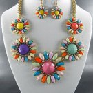 # 5 Daisy Style Necklace and Earrings