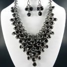 # 4 DANGLING YOUR CHOICE OF COLOR STONE NECKLACE SET. 1Earrings