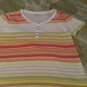 Peach, pink Stripe Top by Croft&Barrow Size M Worn once