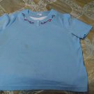 Light Blue with Stars by Breckenridge  Size L  Never Worn