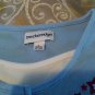 Light Blue with Stars by Breckenridge  Size L  Never Worn