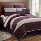 8pc Luxury Comforter Set   King