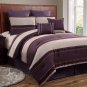 8pc Luxury Comforter Set   King