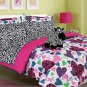 Zebra Twin Bedding Set CUTE! Sheet Set Included.