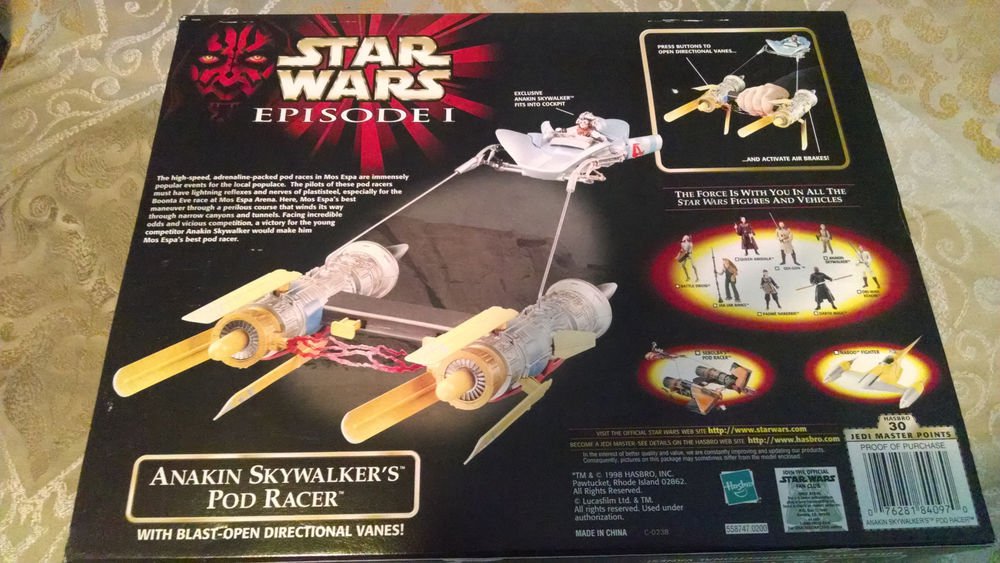 anakin skywalker pod racer toy