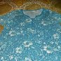 Green and White Designed Shirt  by All Amrican Comfort    SZ L