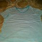 Teal and White Stripe by All Amrican Comfort    SZ L