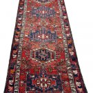 Antique 10'Long  Persian Heriz/ Karaje Runner Rug