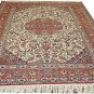 A Sensational Authentic 400 + Kps iOld Silk & Wool Persian Isfahan Area Rug