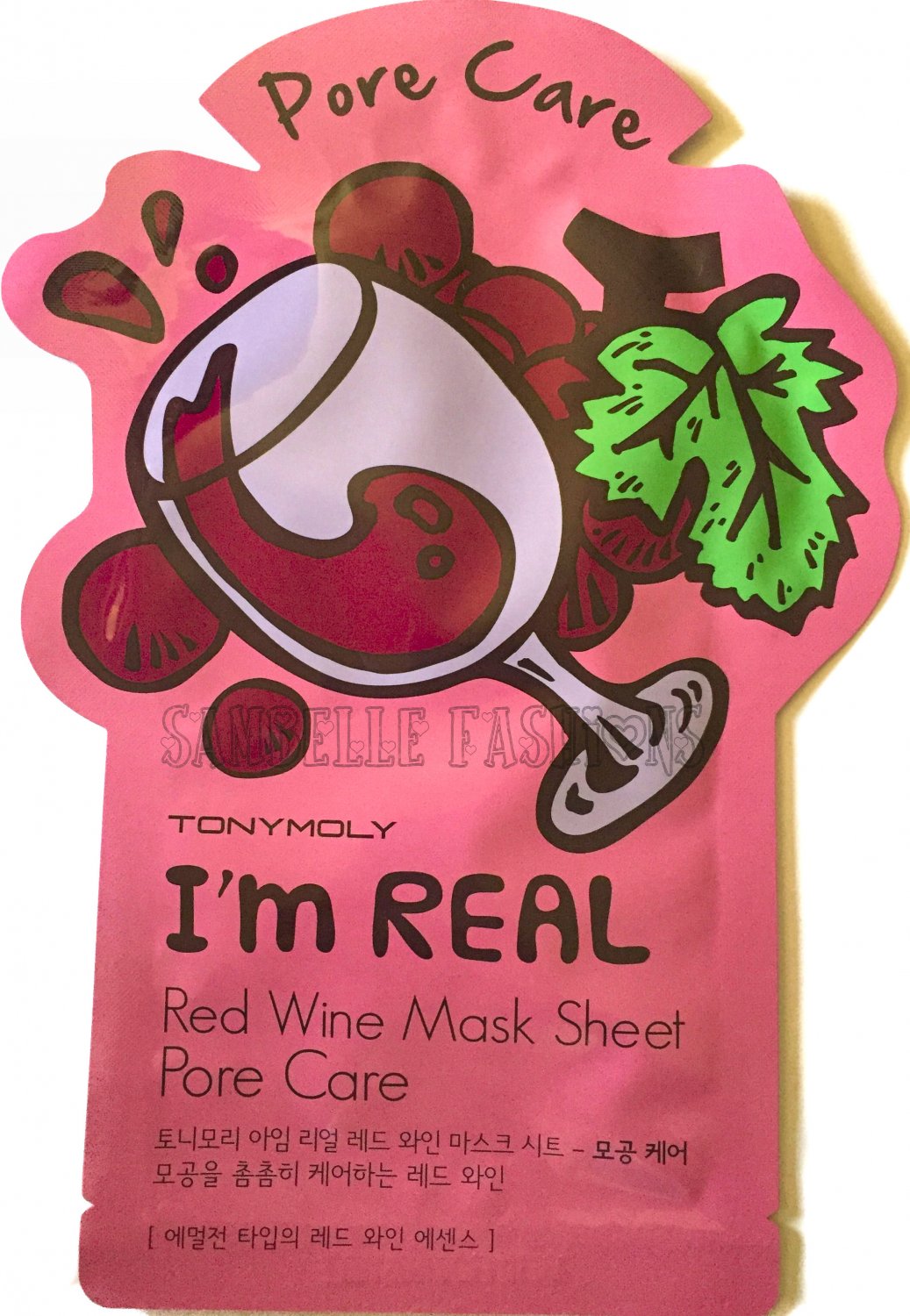 Tonymoly Pore Care Red Wine Essence Face Mask 1 Sheet