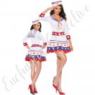Harbor Hottie Sailor Costume 2 Pc – Sexy Nautical Halloween Outfit Dress & Hat 99002 Harbor Hottie Sailor Costume 2 Pc – Sexy Nautical Halloween Outfit Dress & Hat 99002
