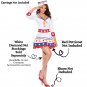 Harbor Hottie Sailor Costume 2 Pc &acirc;�� Sexy Nautical Halloween Outfit Dress & Hat 99002