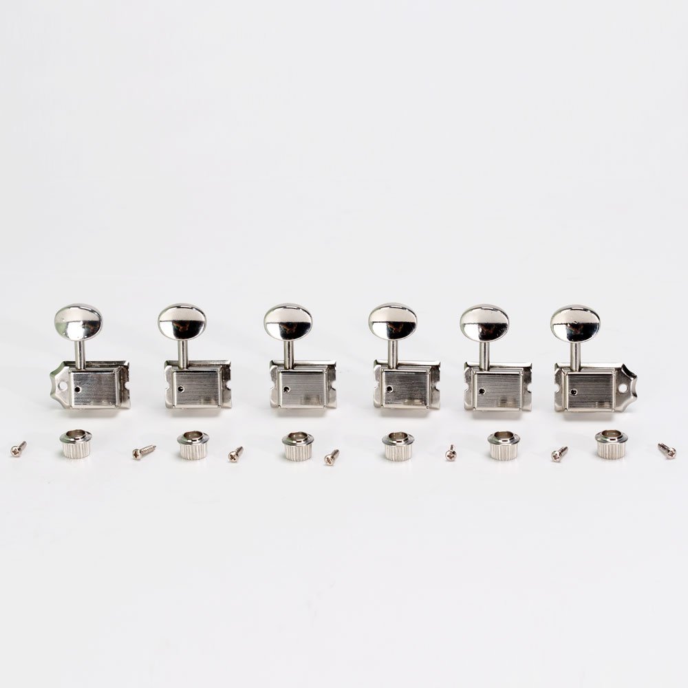6R in Line Chrome Tuning Pegs Machine Head for Fender Telecaster Stratocaster