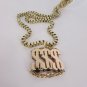 New Men Long Gold Metal Necklace Big American Dollar $$$ Money Pendant Hip Hop