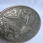 NEW MEN METAL EAGLE SILVER BUCKLE SMALL FLOWERS OVAL COWBOY WESTERN WOMEN