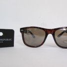 NEW BANANA REPUBLIC MEN WOMEN FASHION SUNGLASSES BROWN PLASTIC FRAME BLACK LENS