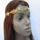 NEW WOMEN ANTIQUE SILVER LEAVES HEAD METAL CHAIN FASHION JEWELRY GRECIAN CIRCLET