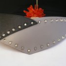 WOMEN ELASTIC HIP WAIST WIDE WESTERN BELT BLACK GRAY TWO COLOR SPIKES S M SIZE
