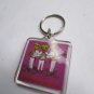 Brand New Men Women Unisex Puerto Rico Key Chain Silver Metal Ring Purple Frogs