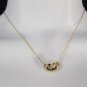 New Women Mini Metal Balloon Heart Love Chains Fashion Necklace Gold Silver Cute