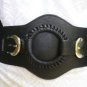 N. WOMEN ELASTIC HIP WAIST BLACK WESTERN FASHION BELT RING 2 SILVER BUCKLE S M L