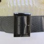 R New Women Black Faux Leather Elastic Fashion Belt M /L 30"-38" Steve Madden