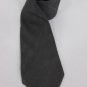 GIORGIO ARMANI MEN CLASSIC DRESS SUIT NECK TIE CHARCOAL GRAY STRIPES SILK SKINNY
