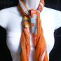 NEW WOMEN LIGHT WEIGHT SUMMER FABRIC JAPANESS FLOWERS FASHION SCARF WRAP SHAWL