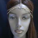 NEW WOMEN GOLD BEADS HEAD METAL CHAIN SILVER DISCO BALL FASHION JEWELRY GRECIAN