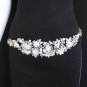 New Women Long Metal Flowers Leaves Rhinestones Chain Fashion Belt 26"-40" S M L