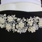 New Women Long Metal Flowers Leaves Rhinestones Chain Fashion Belt 26"-40" S M L