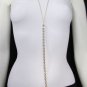 New Women Gold Multi Rhinestones Metal Body Chain Long Necklace Fashion Jewelry